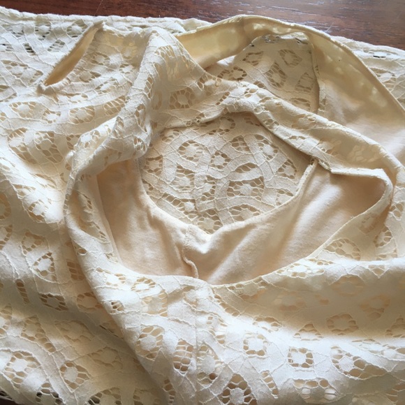π LOFT cream lace tank - Picture 6 of 6
